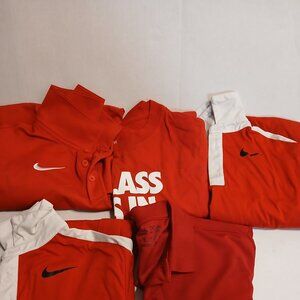 NIKE youth boys pole shirts XL RED school uniform bundle lot